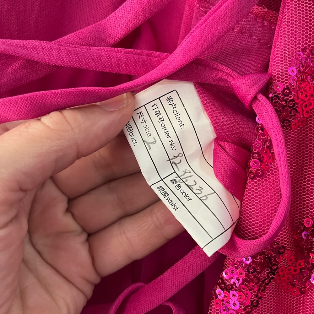 Pink Sequin Formal Dress NWT - Picture 3 of 7